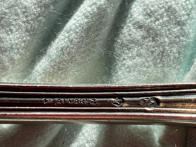 Help identifying marks on antique Spanish flatware - Identification ...