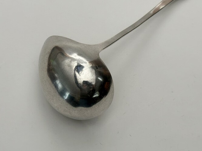 coin silver ladle 6