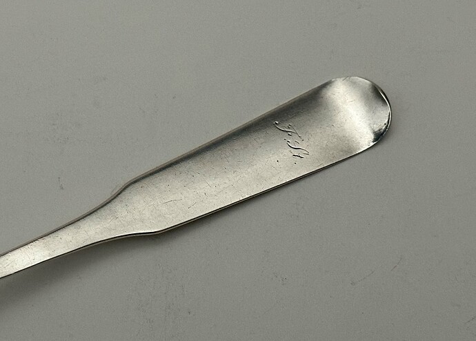 coin silver ladle 7