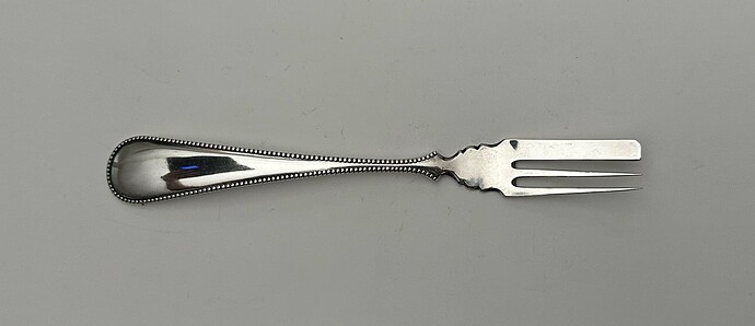 Dutch silver ginger fork 1