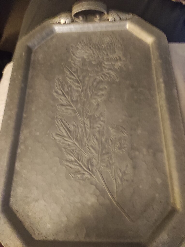 Silver tray identification Identification Help What is it? Silver
