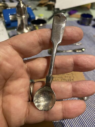 mappin webb M spoon