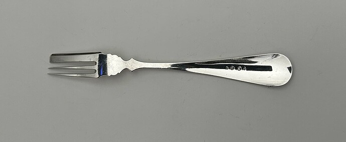 Dutch silver ginger fork 2