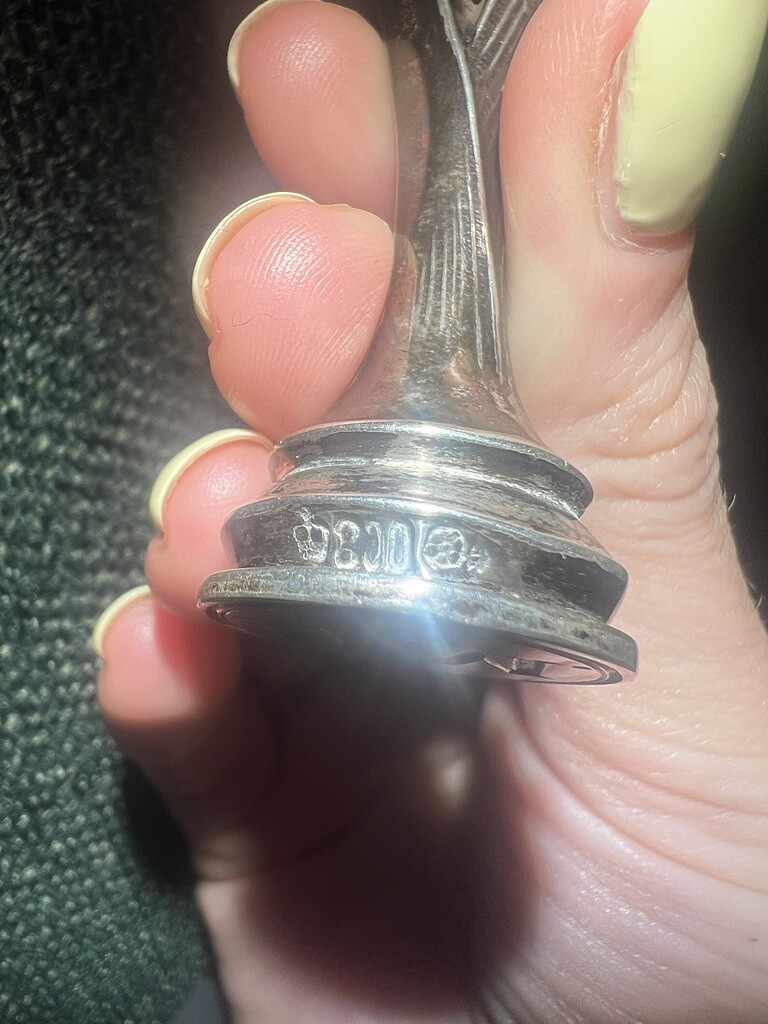 Silver wax seal stamp Silver Collector Forums