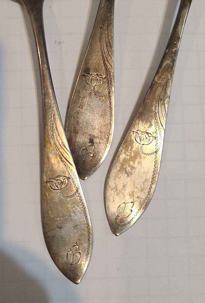 Help Iding these spoons Identification Help What is it? Silver