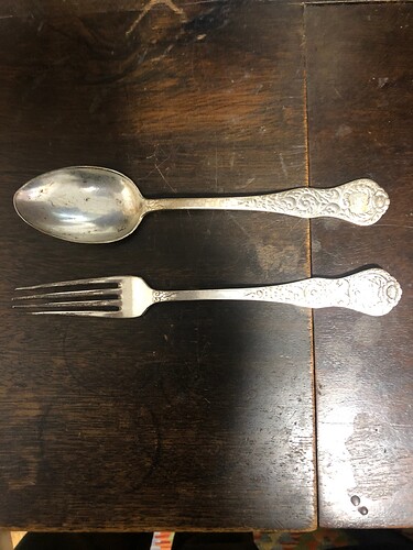 Birth spoon and fork?
