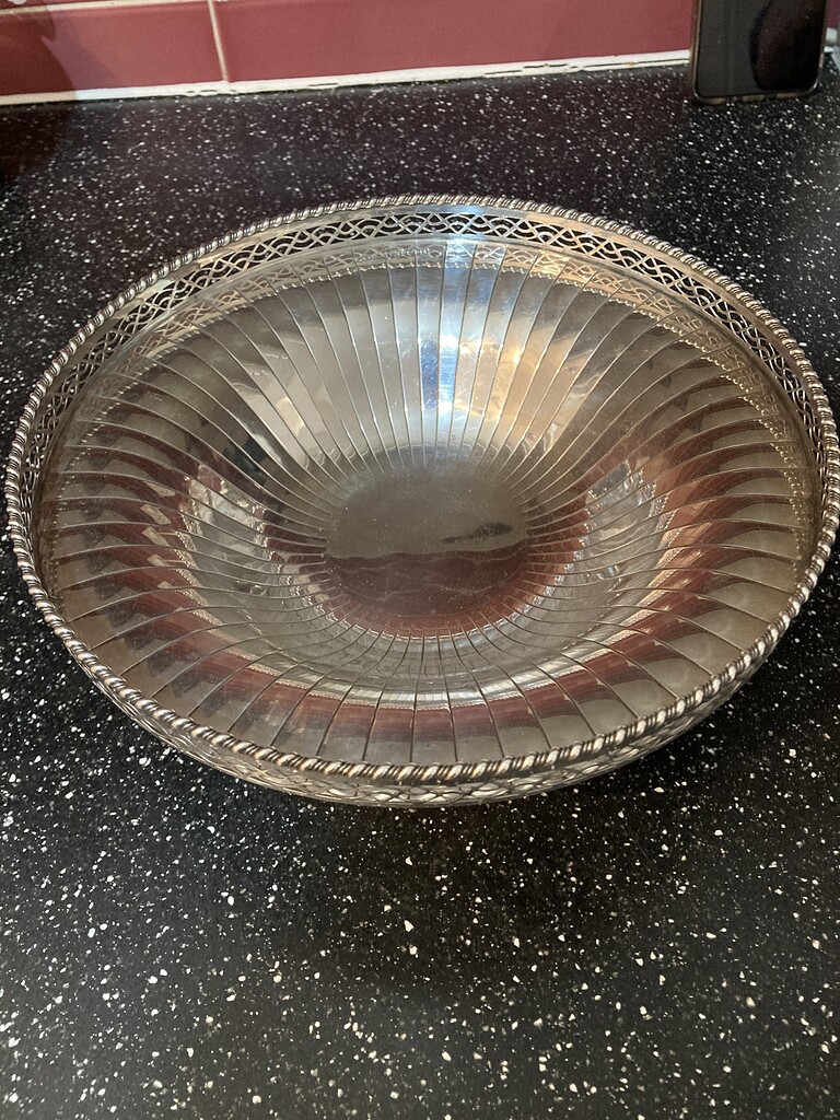 English sterling silver bowl Sponsor mark? Help? - Silver