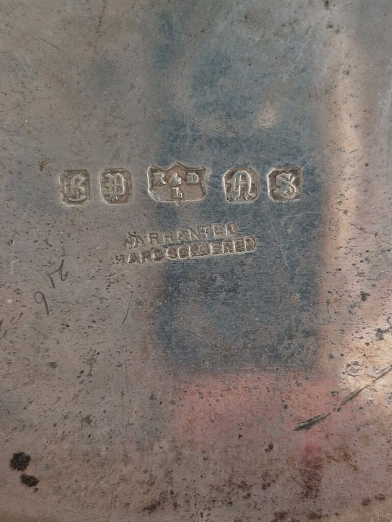 Help identify warranted hard soldered please Reading Silver Hallmarks Silver Collector Forums