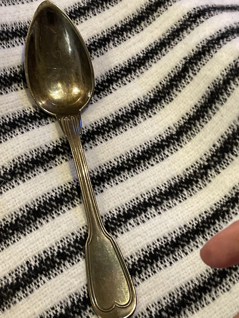 Silver spoon anyone know anything about this spoon? Silver Collector