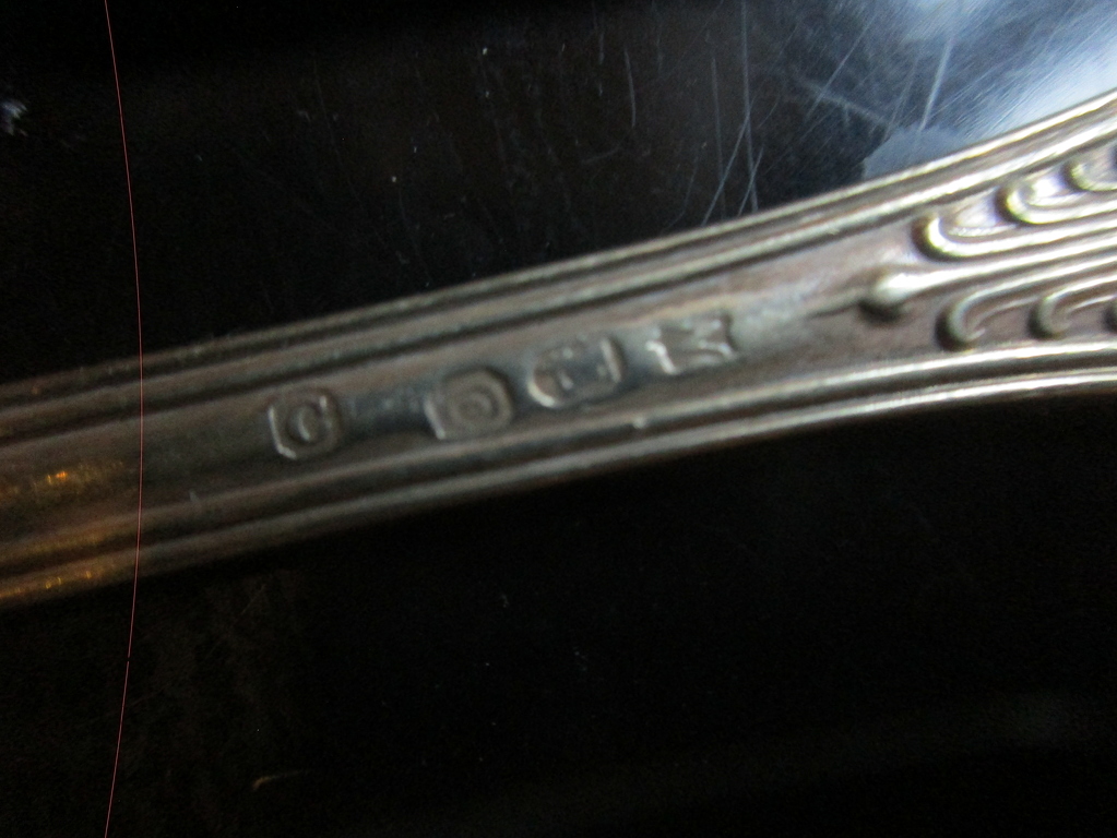 I bought this CUTLERY in the UK. MARKINGS? Reading Silver Hallmarks