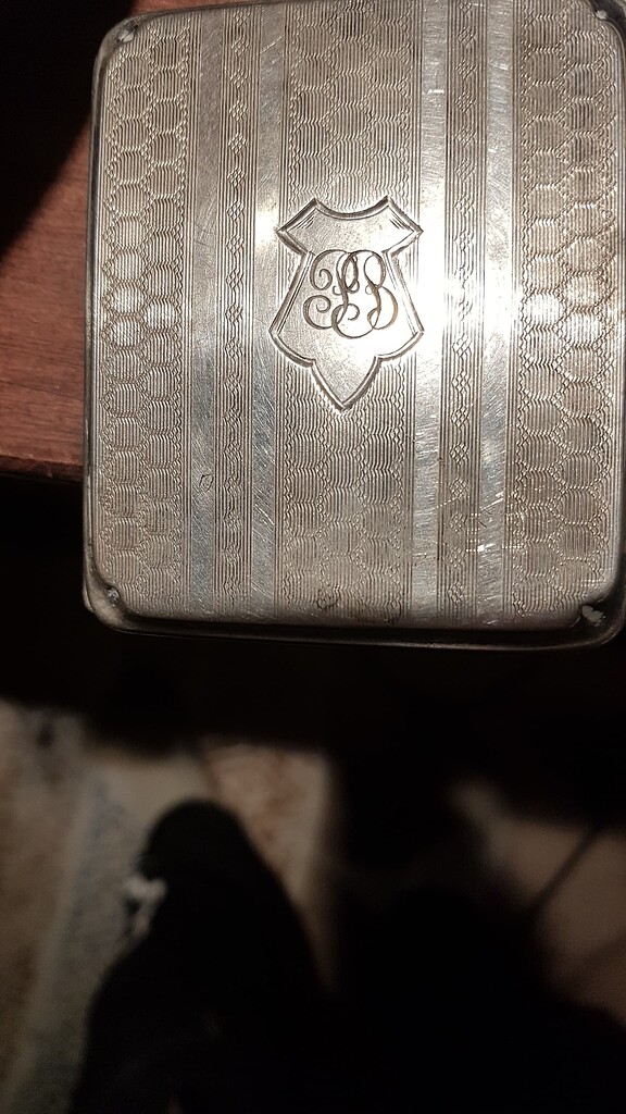 Silver cigarette case would like to know more about this as well as value -  Resources