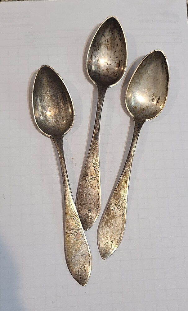 Help Iding these spoons Identification Help What is it? Silver Collector Forums