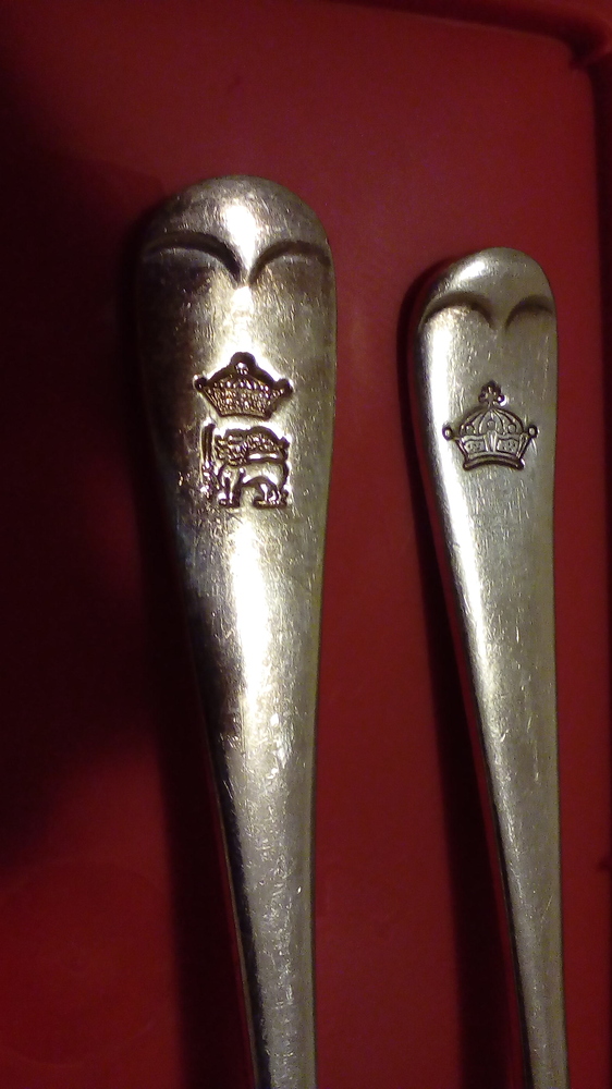 New user help needed with identifying hallmarks on silver cutlery