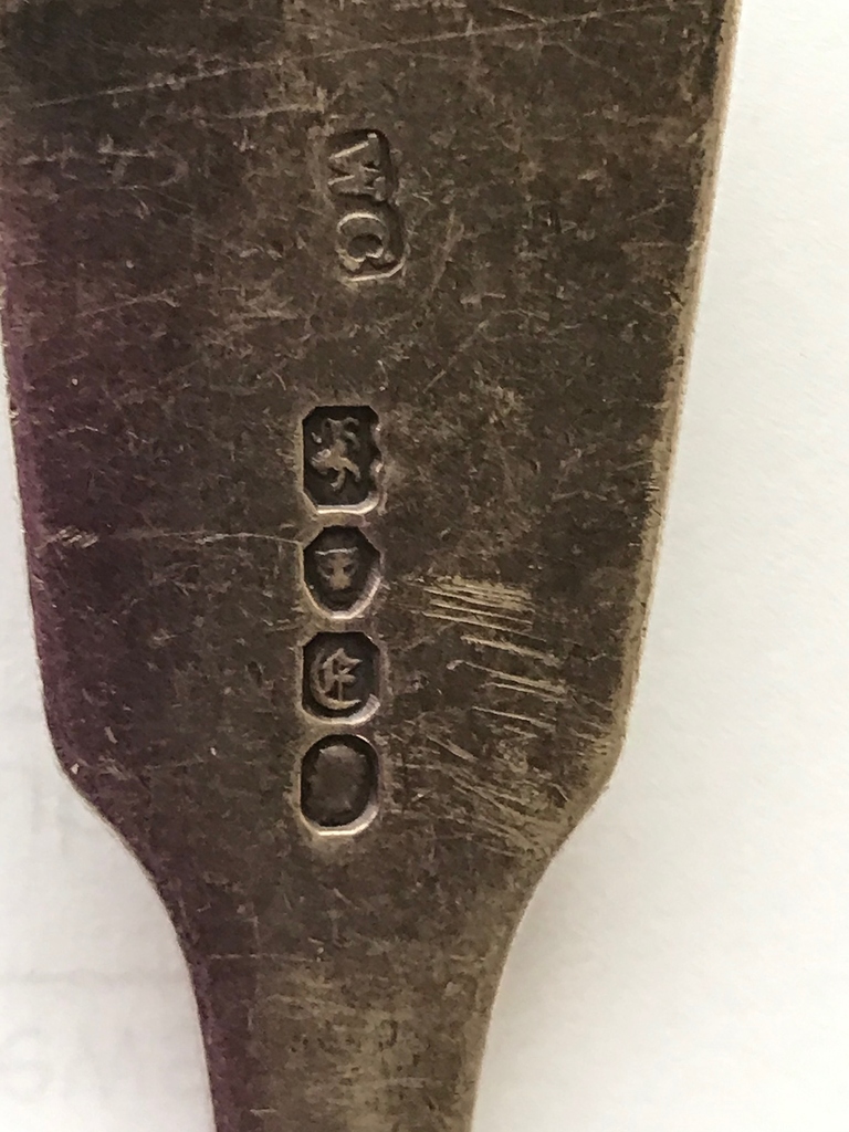 Hallmarks on Silver Tablespoon - Identification Help - What is it