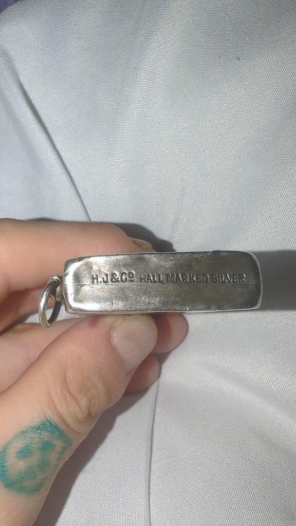 【ひろ】GLAD HAND & Co. SILVER VESTA CASE Antique Large Silver Vesta Case JR Birmingham 1921 31g DLZX