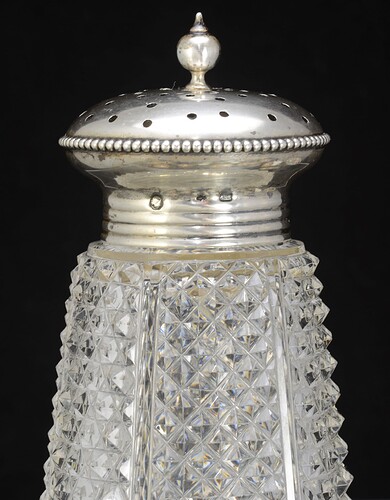 Cut Glass and Silver Shaker 4