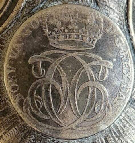 Old Norway Danske Coin 24 Skilling Year 1745