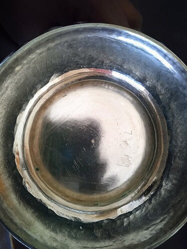Silver teaset grapes underneath 3