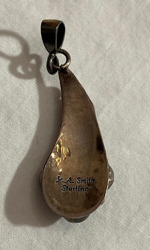 Pendant - Sterling and Jade 3
