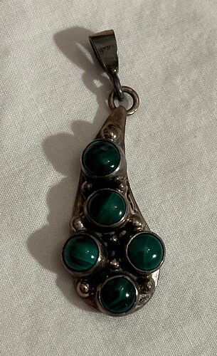 Pendant - Sterling and Jade 2