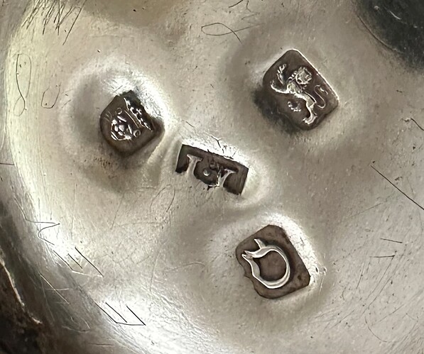 George III coffeepot hallmarks