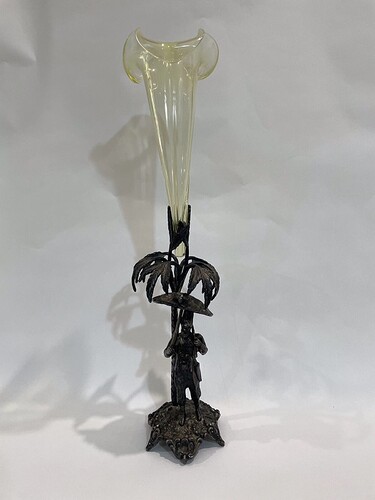 Walker & Hall Antique Epergne Robinson Crusoe 1