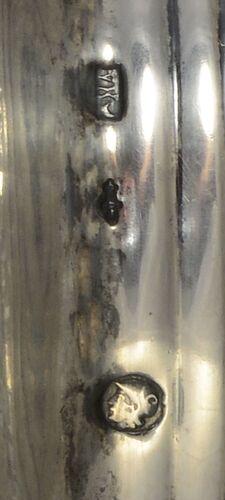 Cut Glass and Silver Shaker 1