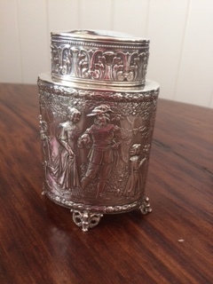 Silver Tea Caddy