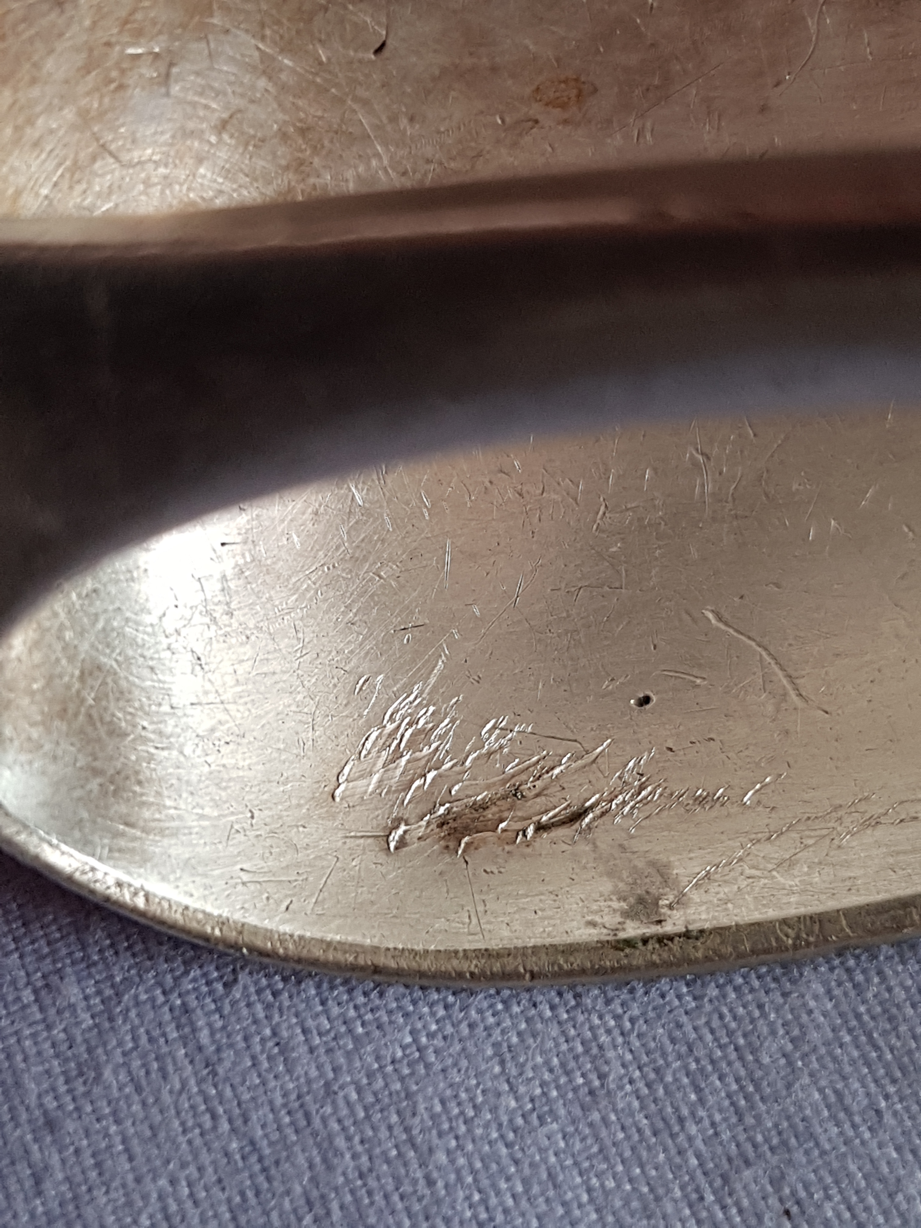 Modified spoon + unknown engraving - What is it? - Silver Collector Forums