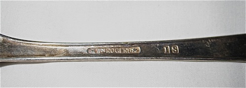 wm rogers silver identification