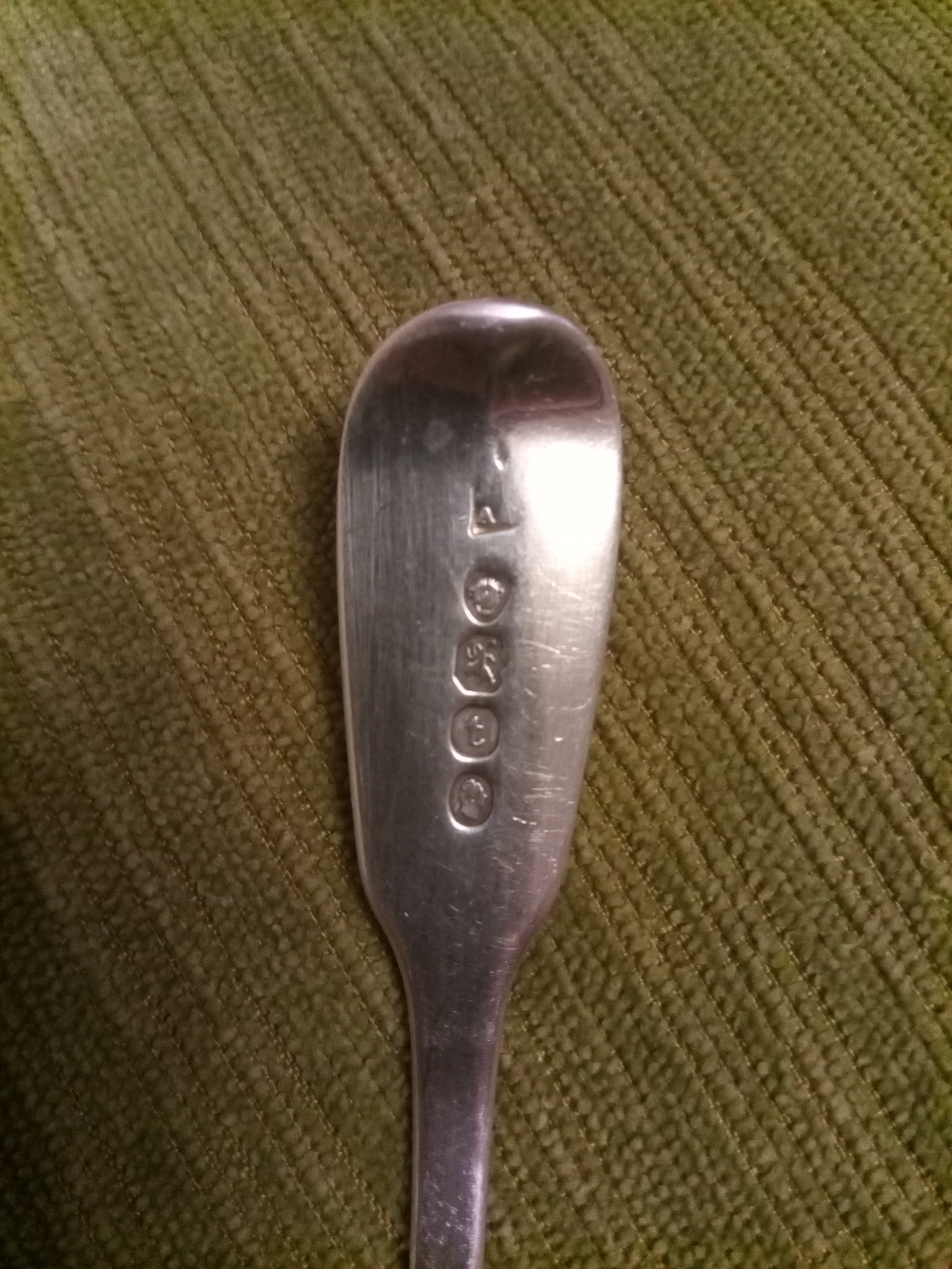 Spoon hallmark ID Reading Silver Hallmarks Silver Collector Forums