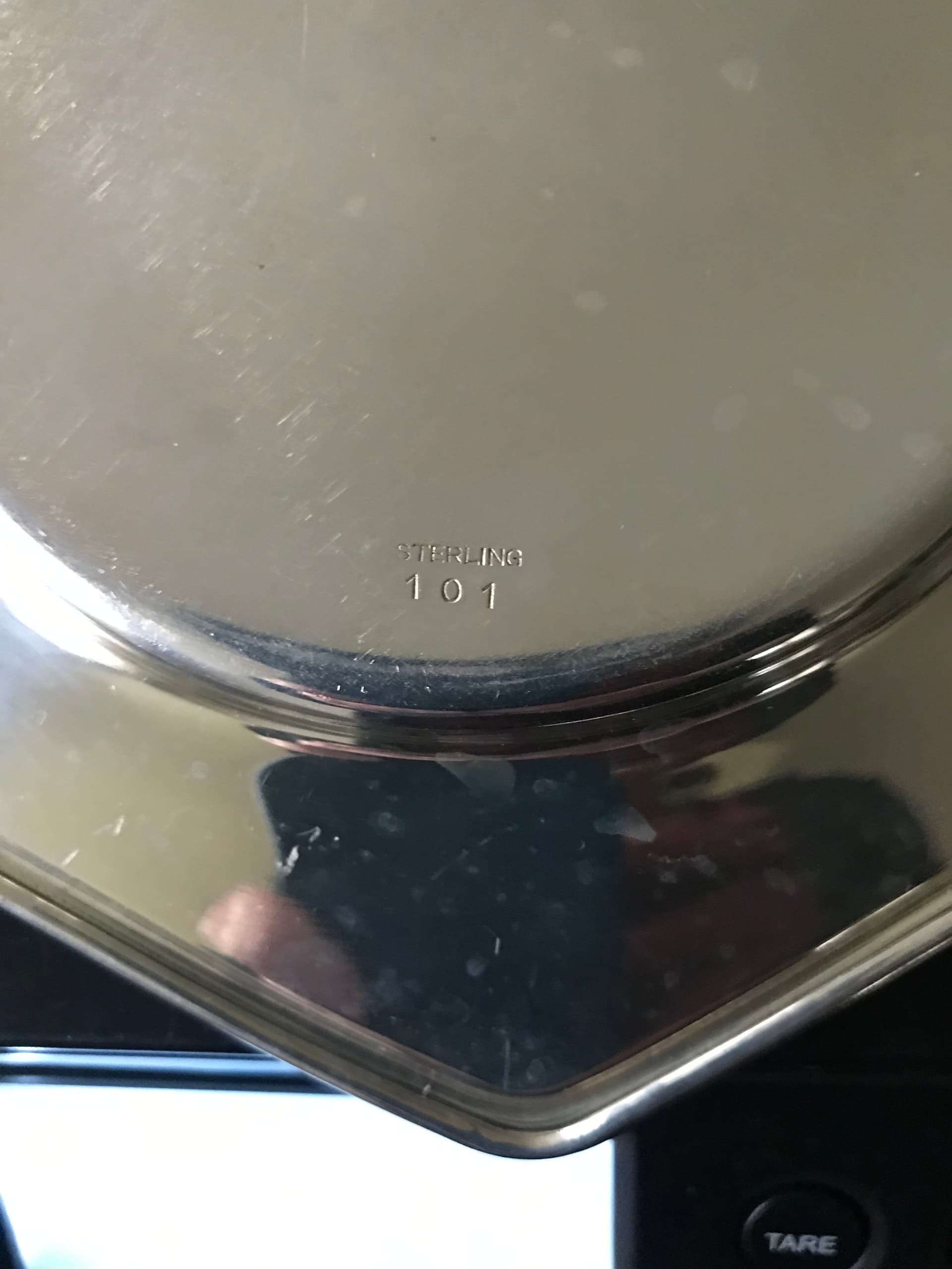 Sterling silver bread discount and butter plates