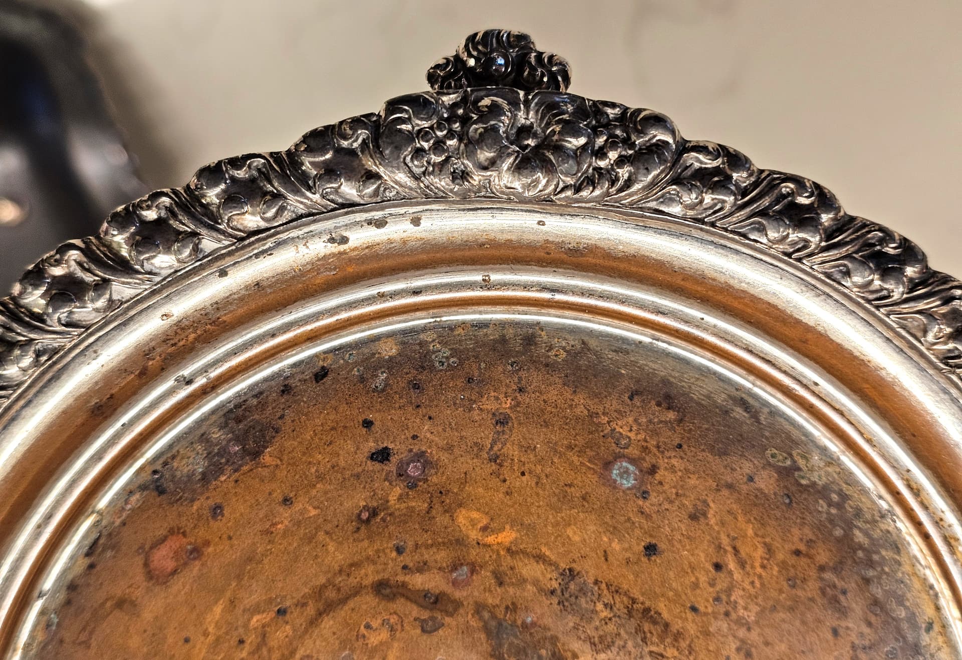 Are these Old Sheffield Plate and why the grey undersides